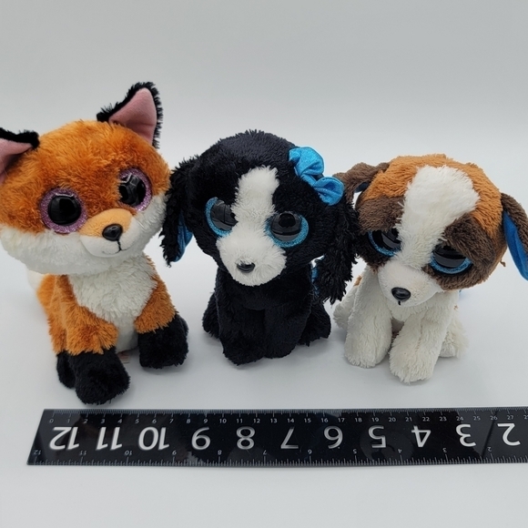 TY Beanie Slick Tracey Duke Stuffed Animal Set of 3 #797 - Picture 9 of 10